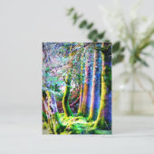 Abstract Briefkaart van de Boskunst (Staand voorkant)