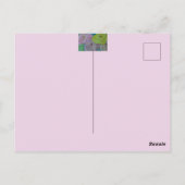 Abstract Briefkaart van Floral (Achterkant)