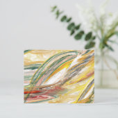 Abstract Briefkaart Verf Smear (Staand voorkant)