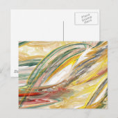 Abstract Briefkaart Verf Smear (Voorkant / Achterkant)