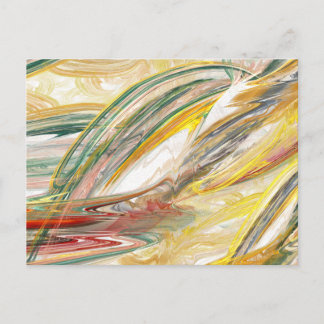 Abstract Briefkaart Verf Smear