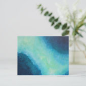 Abstract Briefkaart voor fijne kunst (Staand voorkant)
