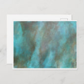 Abstract Briefkaart voor fijne kunst (Voorkant / Achterkant)