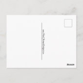 Abstract Briefkaart voor fijne kunst (Achterkant)