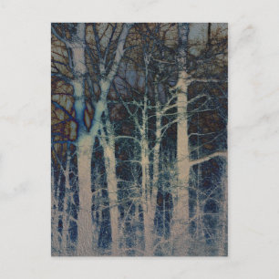 Abstract Briefkaart winter