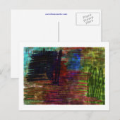 Abstract Briefkaart zonder titel (Voorkant / Achterkant)