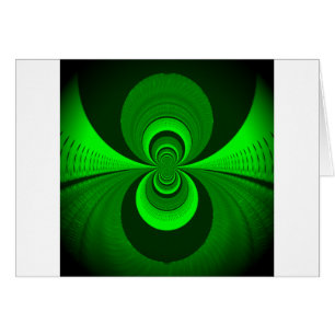 Abstract Bright Green Groovy Kaleidoscope Patroon