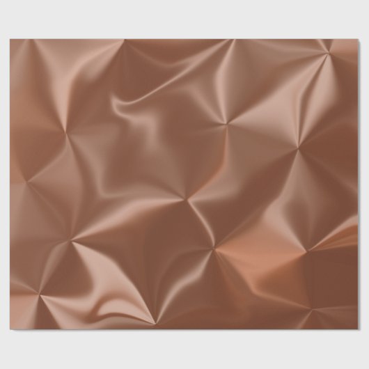 Abstract Bronze Fragment Mix Patroon Cadeaupapier (Vlak)