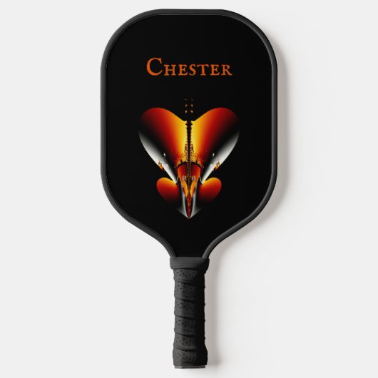 Abstract Bronzen Schild Persoonlijk Pickleball Paddle (Voorkant)