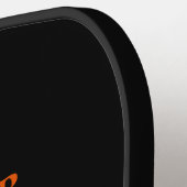 Abstract Bronzen Schild Persoonlijk Pickleball Paddle (Links Detail)