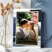 Abstract Bruiloft Bewaar de Datum Uitnodigingen | 