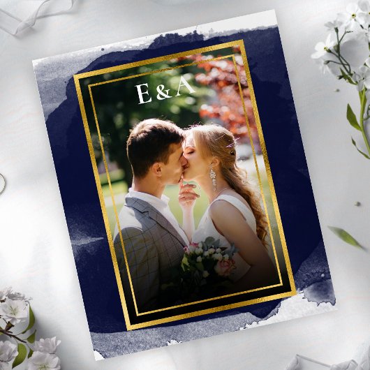 Abstract Bruiloft Bewaar de Datum Uitnodigingen |