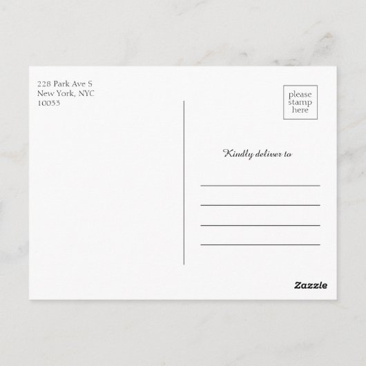 Abstract Bruiloft Bewaar de Datum Uitnodigingen |  (Achterkant)