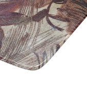 Abstract Bruin Bloemendesign 1 Snijplank (Hoek)