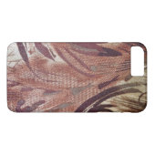 Abstract Bruin Bloemmotief 2 Case-Mate iPhone Case (Achterkant (Horizontaal))