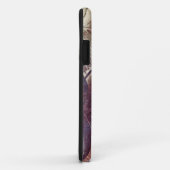 Abstract Bruin Bloemmotief Ontwerp 1 Case-Mate iPhone Case (Achterkant/rechts)