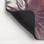 Abstract Bruin Bloemmotief Ontwerp 1 Muismat (Hoek)