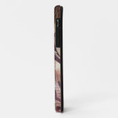Abstract Bruin Bloemmotief Ontwerp 2 Case-Mate iPhone Case (Achterkant/links)