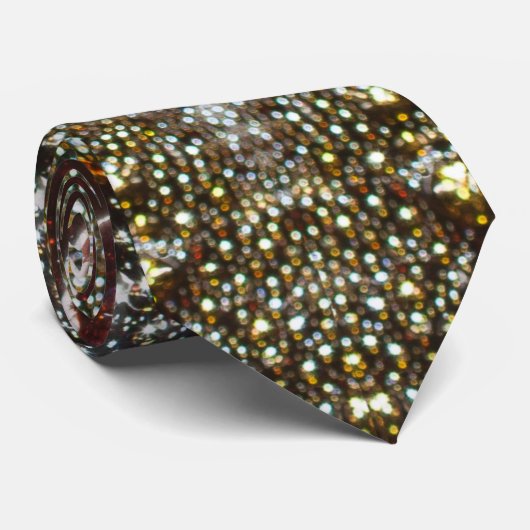 Abstract bruin, donkergrijs textuurpatroon stropdas (Opgerold)