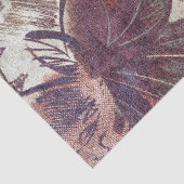 Abstract bruin Floral Design 1 Tissuepapier (Detail)