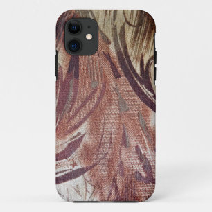 Abstract bruin Floral Design 2 Case-Mate iPhone Case