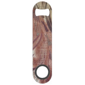 Abstract bruin Floral Design 2 Speed Flessenopener (Voorkant)