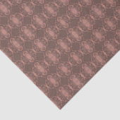 abstract bruin geometrisch patroon tissuepapier (Detail)