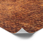 abstract bruin leder, achtergrondleder,t poster (Hoek)