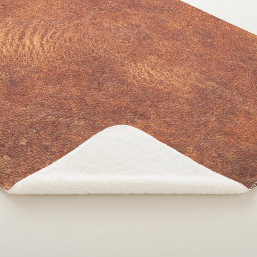 abstract bruin leder, achtergrondleder,t sherpa deken (3/4)