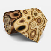 Abstract bruin ontwerp 2 stropdas (Opgerold)