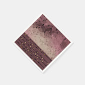 Abstract, bruin, roze, roze bruin servet (Hoek)