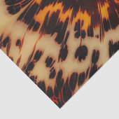 Abstract bruin & zwart textuur chic schildpadpatro tissuepapier (Detail)