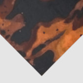 Abstract bruine en zwarte textuur, chic schildpadp tissuepapier (Detail)