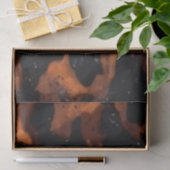 Abstract bruine en zwarte textuur, chic schildpadp tissuepapier (Geschenk)