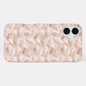 Abstract Brush Stroke Pattern iPhone Hoesje (Achterkant horizontaal)