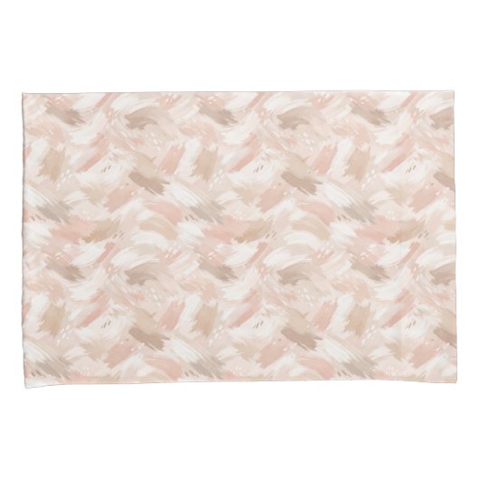 Abstract Brush Stroke Pattern Kussensloop (Voorkant-Rechts)