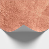 Abstract brushed copper oppervlak metallic texture cadeaupapier (Hoek)
