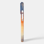 Abstract Brushstrokes: Vibrant Blue & Orange. Case-Mate iPhone Case (Achterkant / Links)