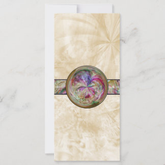 Abstract bubbelmandala met lint