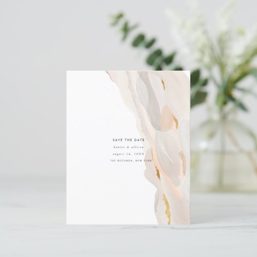 Abstract budget Opslaan Datum (Staand voorkant)