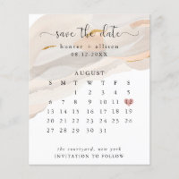 Abstract budget Opslaan Datum kalender