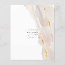 Abstract budget Opslaan datumbrochure Flyer