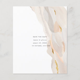 Abstract budget Opslaan datumbrochure Flyer