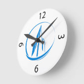 Abstract Building Peak Cityscape Circle Ronde Klok (Hoek)