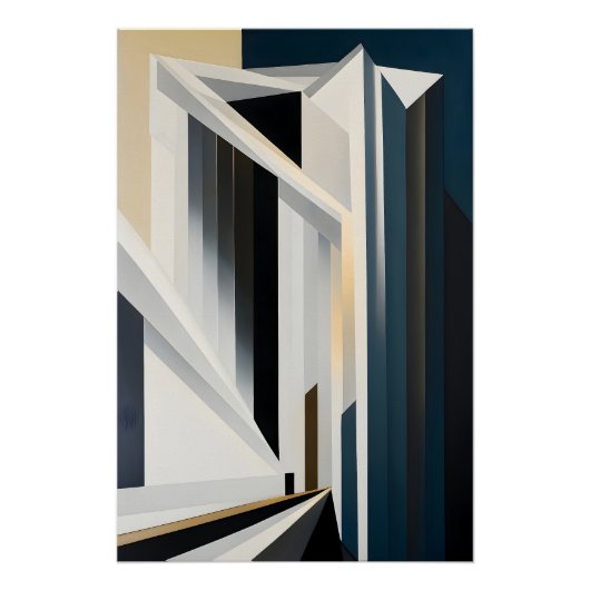 Abstract Building Perfect Poster (Voorkant)