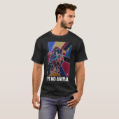 Abstract Bull Painting by Alfred Fox T-shirt (Voorkant volledig)