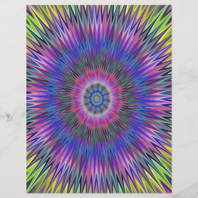 Abstract Bulls-eye-patroon (Voorkant)