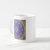Abstract Bulls-eye-patroon Koffiemok (Voorkant links)