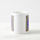 Abstract Bulls-eye-patroon Koffiemok (Center)
