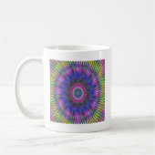 Abstract Bulls-eye-patroon Koffiemok (Links)